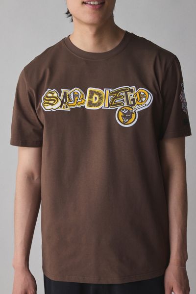 Pro Standard Nba San Diego Padres Team Graphic Tee In Brown, Men's At Urban Outfitters In Brown
