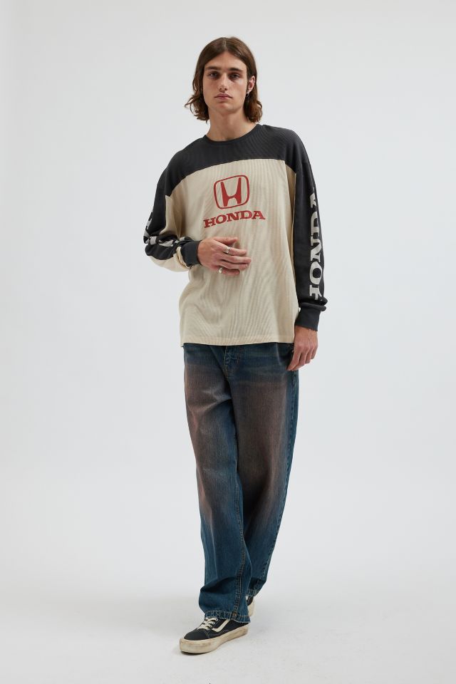 Honda Logo Graphic Blocked Thermal Long Sleeve Tee #2