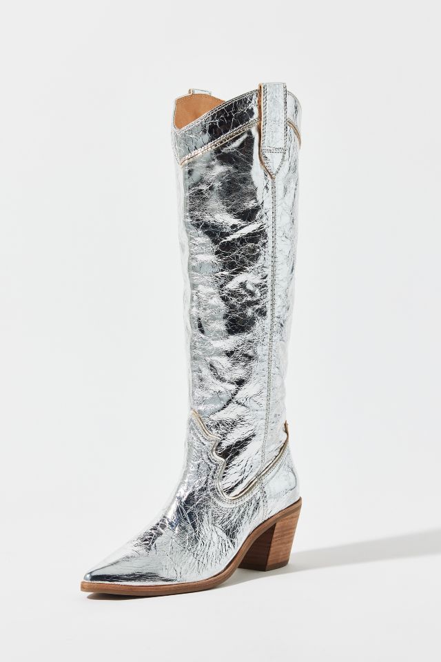 Frye Women's Sara Metallic Western Boot #1