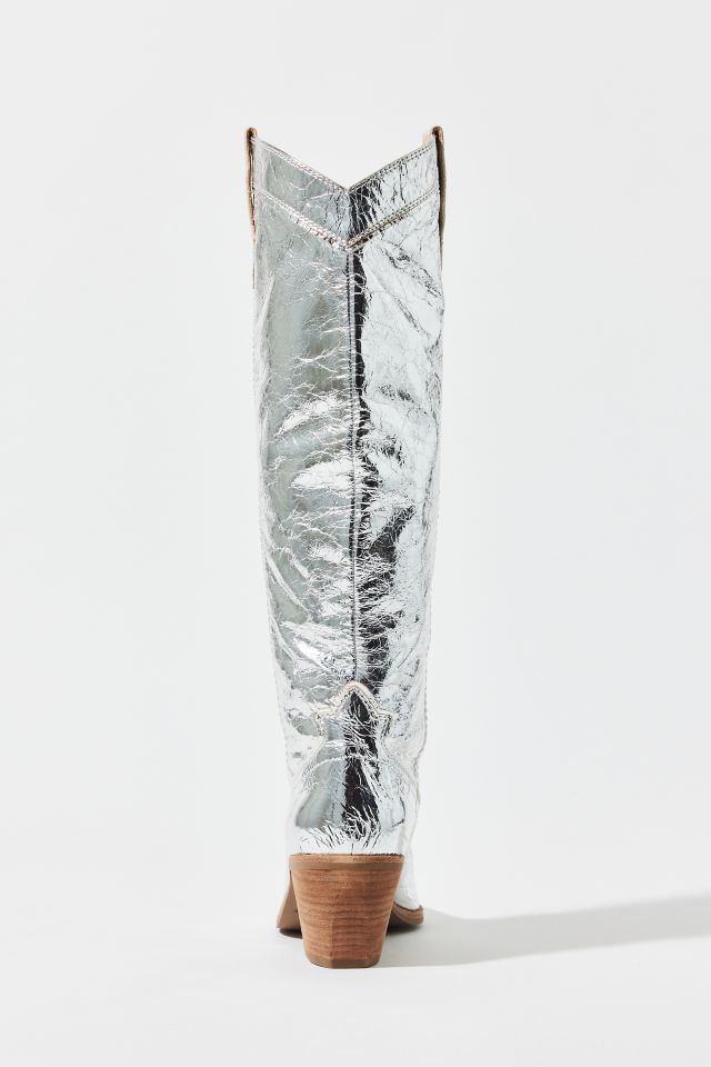 Frye Women's Sara Metallic Western Boot #2