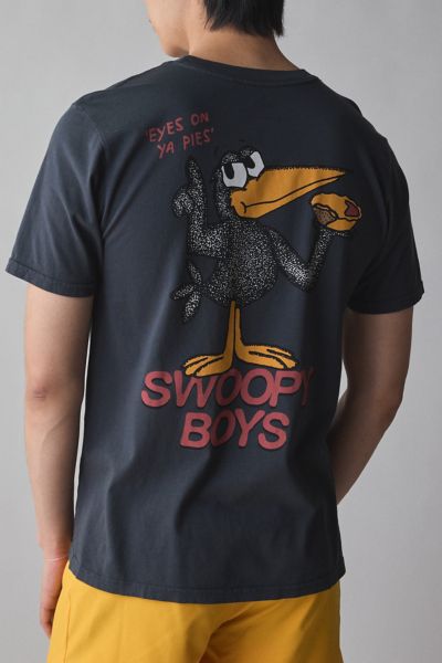 Roark Swoopy Boys Graphic Tee In Black, Men's At Urban Outfitters In Black