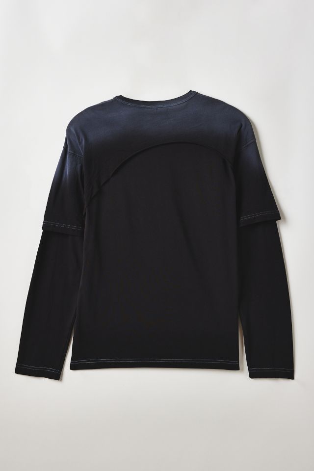 ★ LMC★ OVERDYED LAYERED LONG SLV TEE black 0LM45SLS702BLK LMC