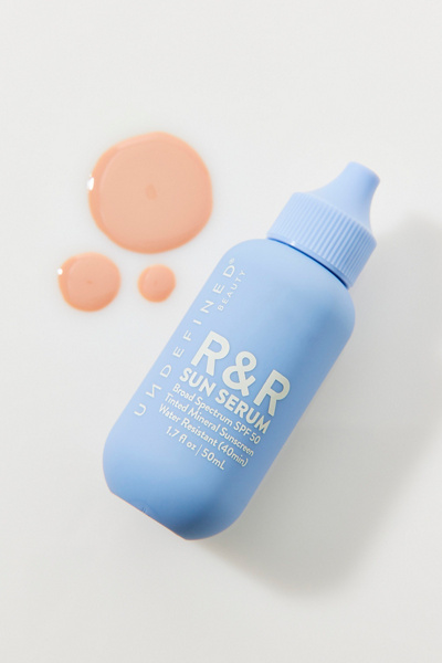 Undefined Beauty R&R Sun Serum Broad Spectrum Tinted SPF 50 Mineral ...