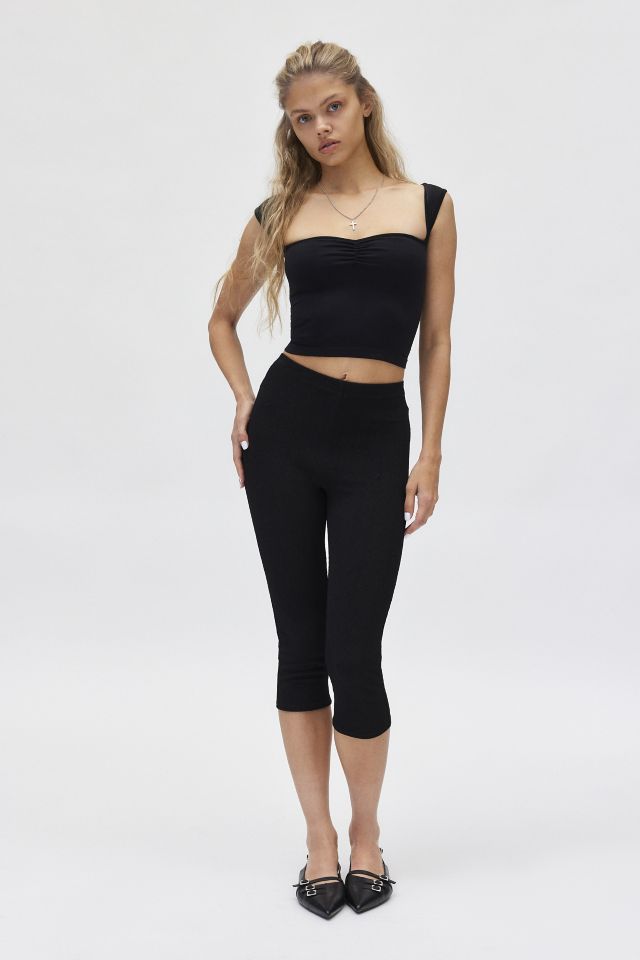 Débardeur en Tricot Sans Couture Charlene Pinch Front Out From Under #1