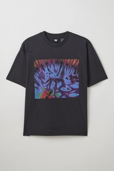 Nirvana Smile Tie Dye Pullover Unisex Long Sleeve Black