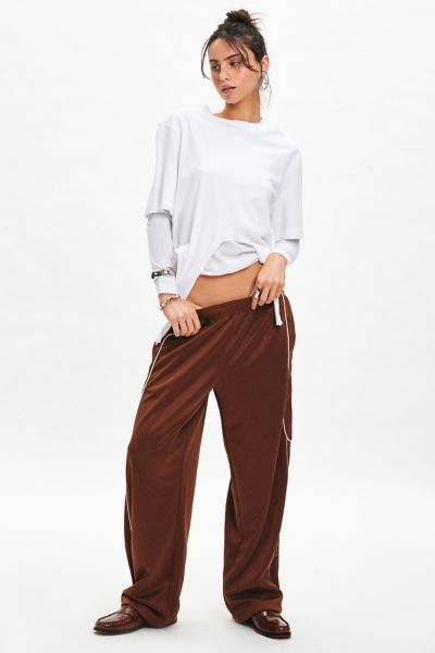 BDG Jess Tricot Straight Leg Track Pant | Urban Outfitters