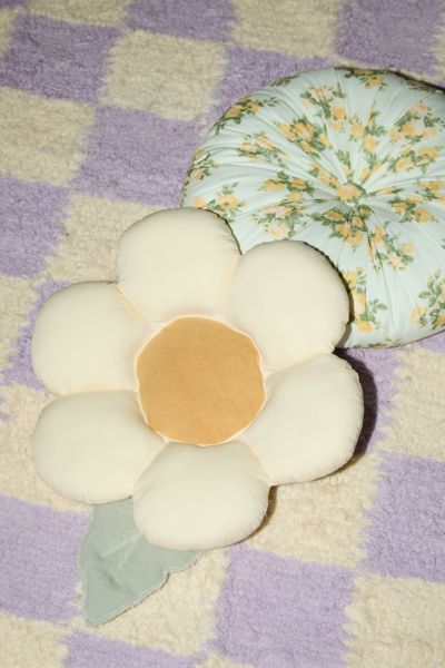 Urban Outfitters Lorena Canals Little Daisy Throw Pillow In Natural At
