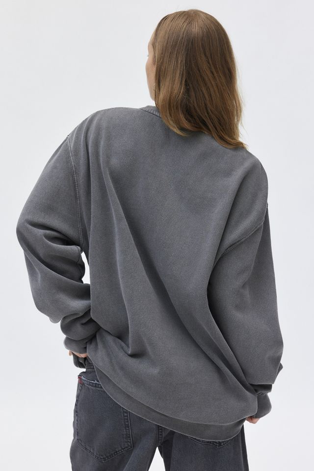 Sweat-shirt ras du cou à graphique photoréaliste de lèvres #3