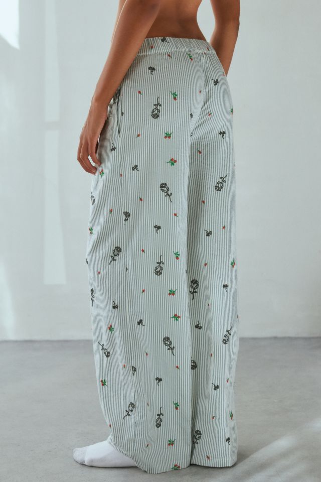 Out From Under Avril Embroidered Boxer Pant #4