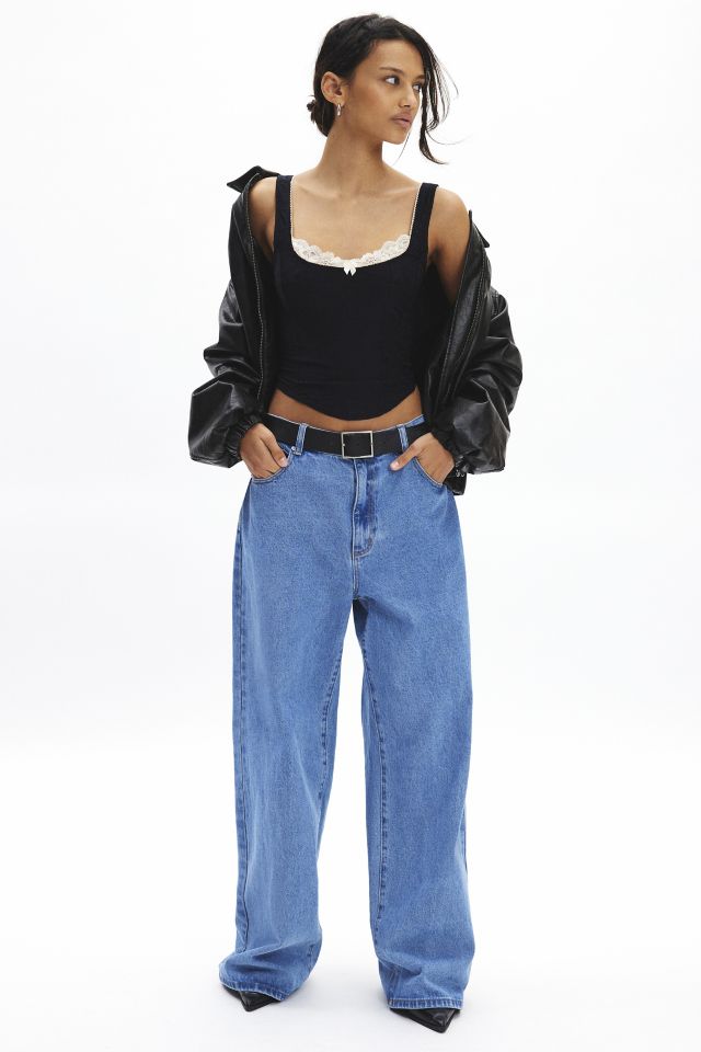 Ecote Nora Jacquard Western Corset Top #3