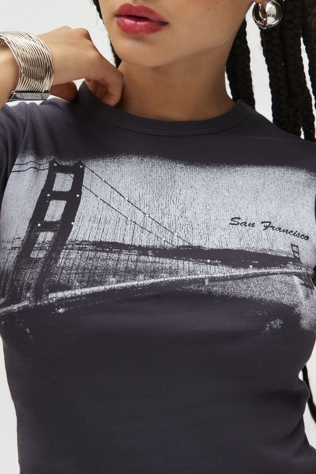 San Francisco Destination Graphic Baby Tee #3