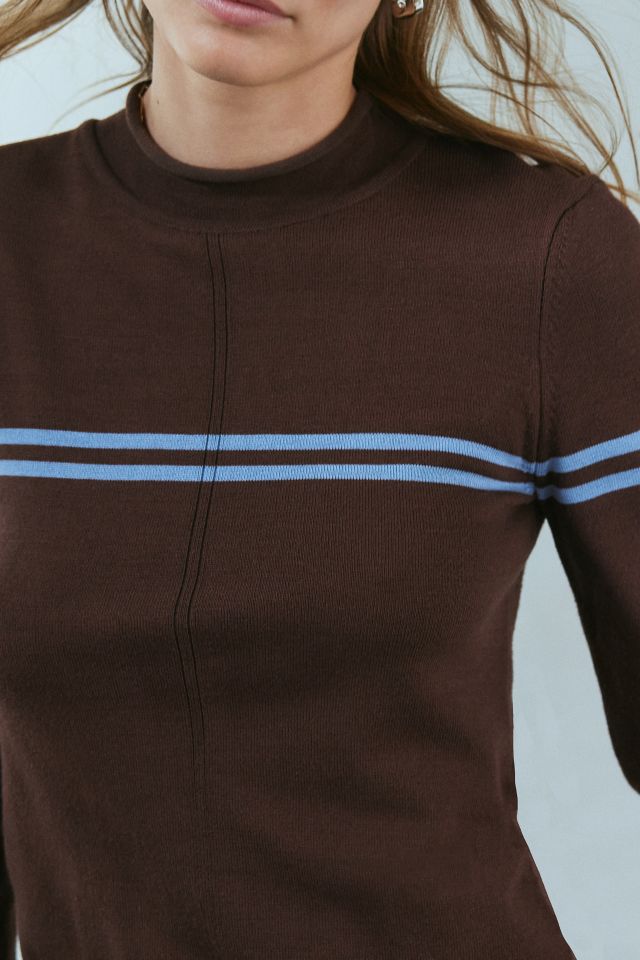 BDG Evelyn Striped Mockneck Sweater #2