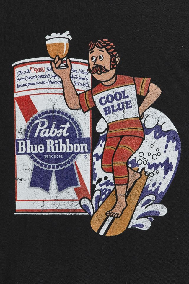 Pabst Blue Ribbon Cool Blue Surfer Tee #1