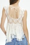 Kimchi Blue Esther Hanky Hem Babydoll Blouse