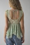 Kimchi Blue Esther Hanky Hem Babydoll Blouse