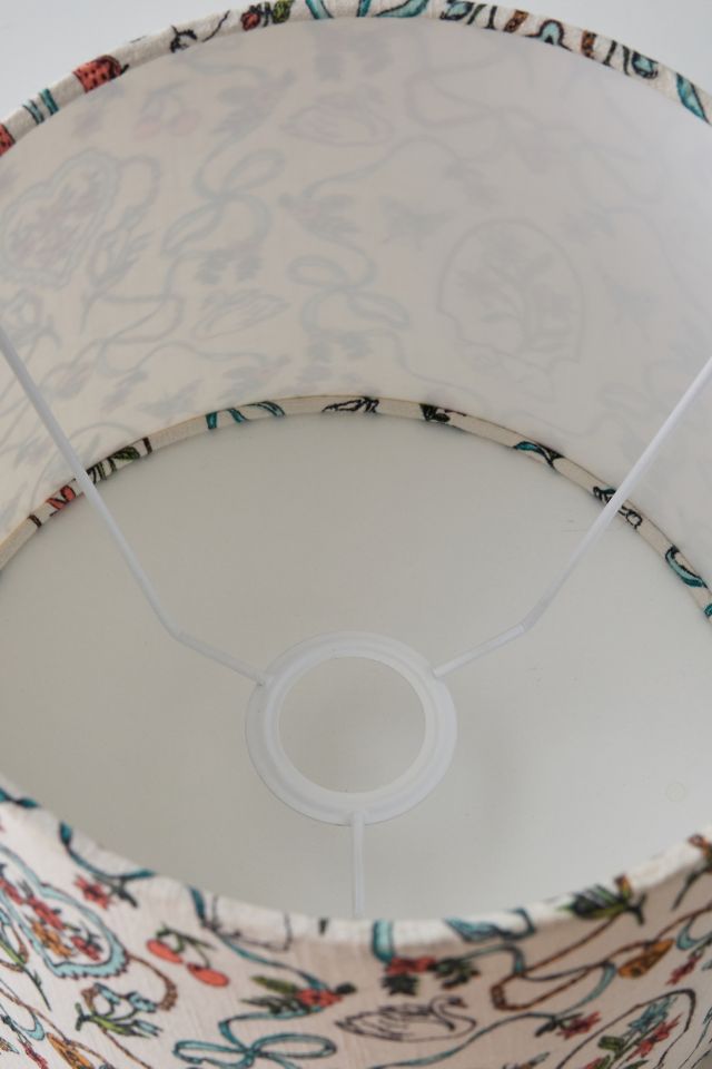 Aneria Tile Print Drum Lamp Shade #2