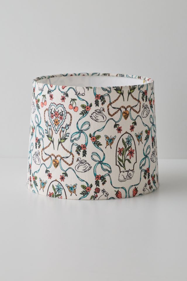 Aneria Tile Print Drum Lamp Shade #3
