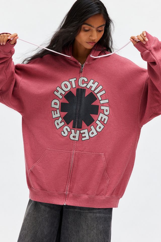 Red hot chili peppers zip up hoodie sale