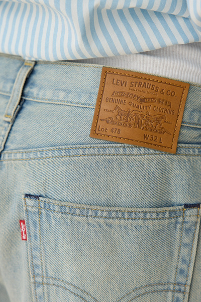 Levi's® 478 Baggy Denim Shorts