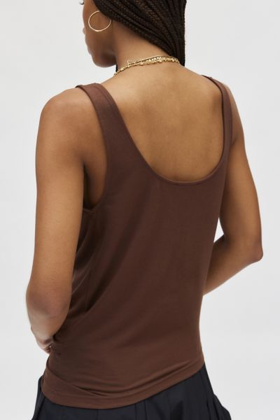 Silence + Noise Dakota Ruched Asymmetric Wrap Top