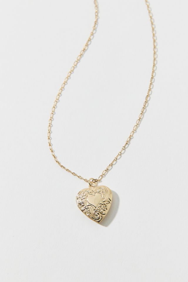 14k Gold Plated Retro Charm Necklace #2