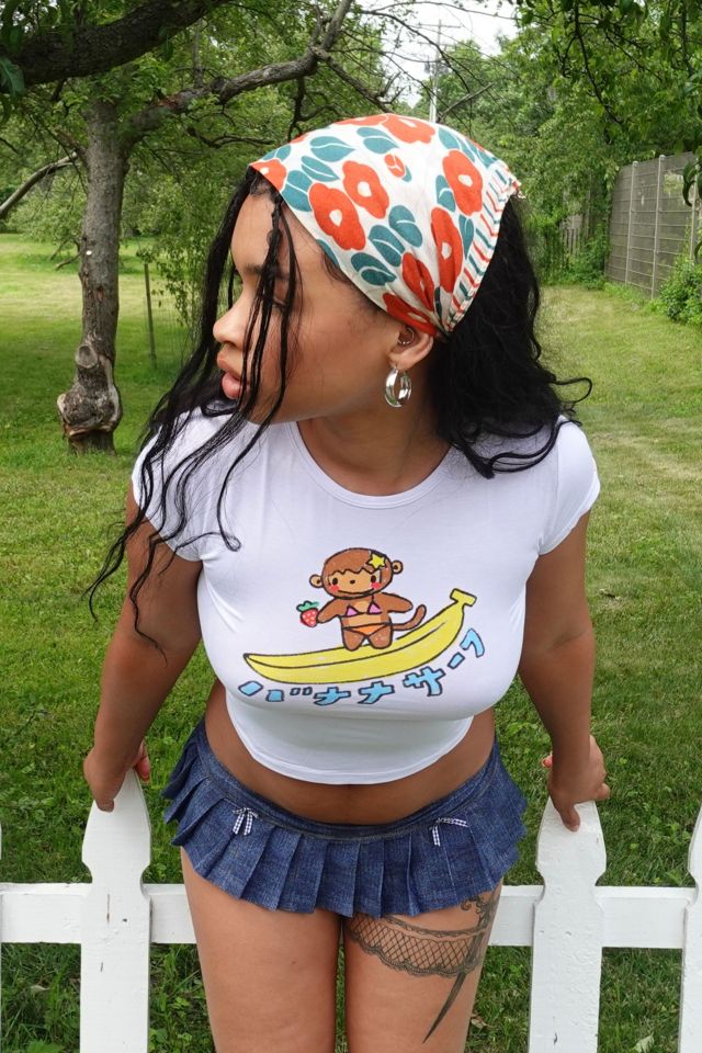 Strawberry Western Banana Surf Baby Tee #2