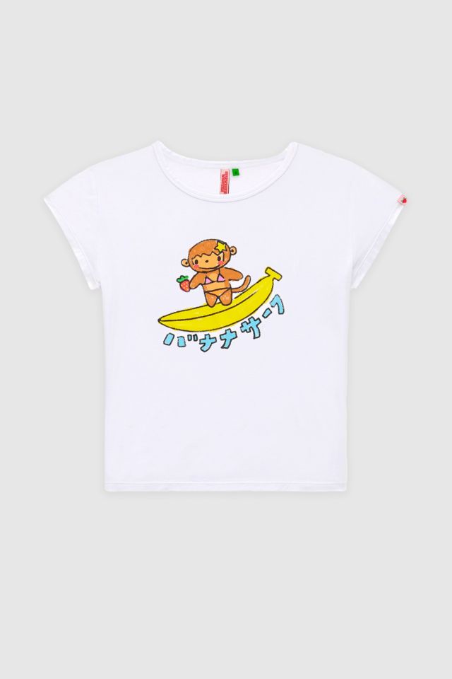 Strawberry Western Banana Surf Baby Tee #4