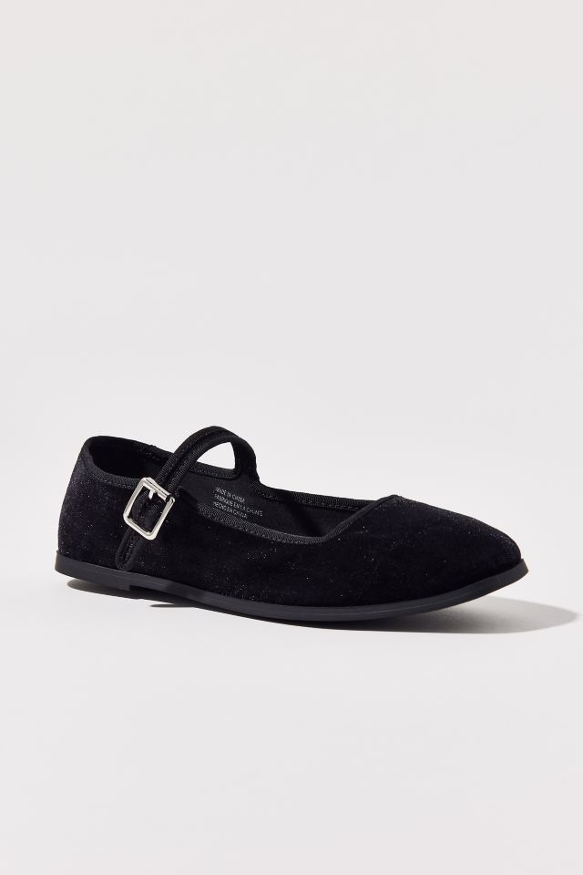 UO Madeline Velvet Mary Jane Ballet Flat #2