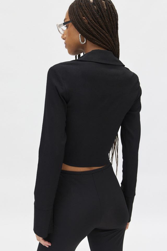Silence + Noise Mars Zip Up Long Sleeve Top #3