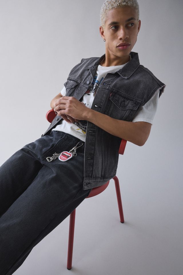 Levi's® Relaxed Fit Denim Trucker Vest #3