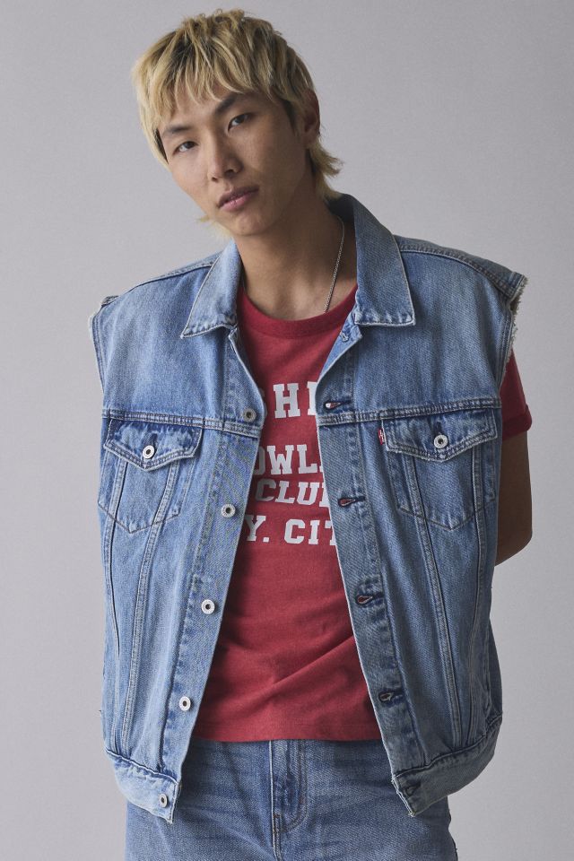 Levi's® Relaxed Fit Denim Trucker Vest #2