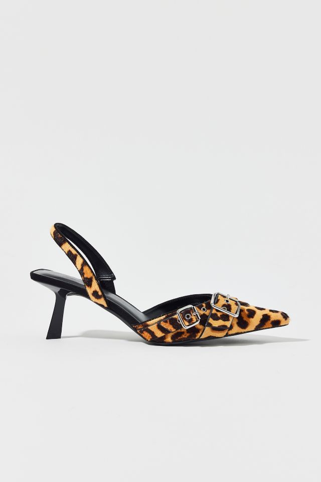 UO Lizzie Patterned Slingback Heel #2