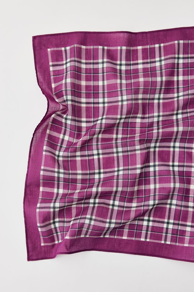 Plaid Cotton Bandana #2