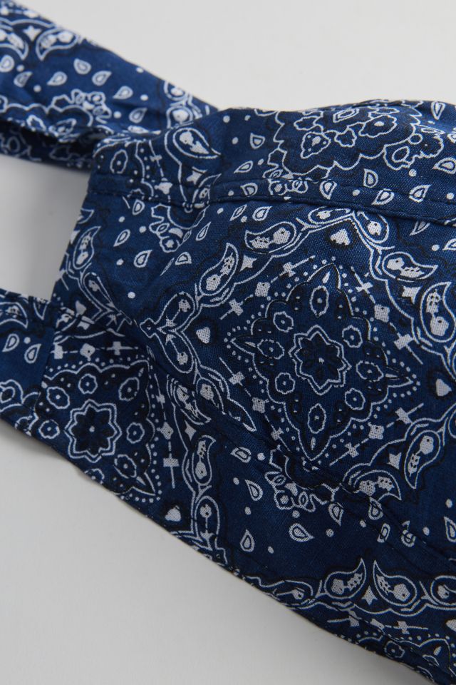 Paisley Pattern Cotton Headscarf #2