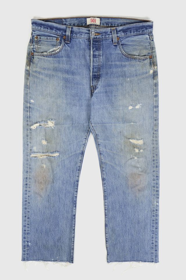 Vintage cheapest Distressed Levi's 501 Denim Jeans