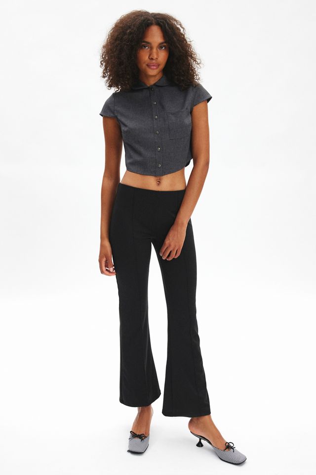 Silence + Noise Bella PullOn Knit Flare Pant Urban Outfitters Canada