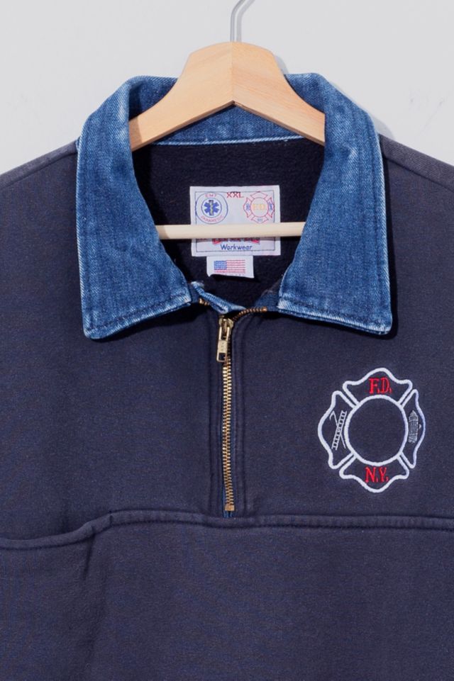 Vintage 1990s FDNY Heavy Duty Sweatshirt #1