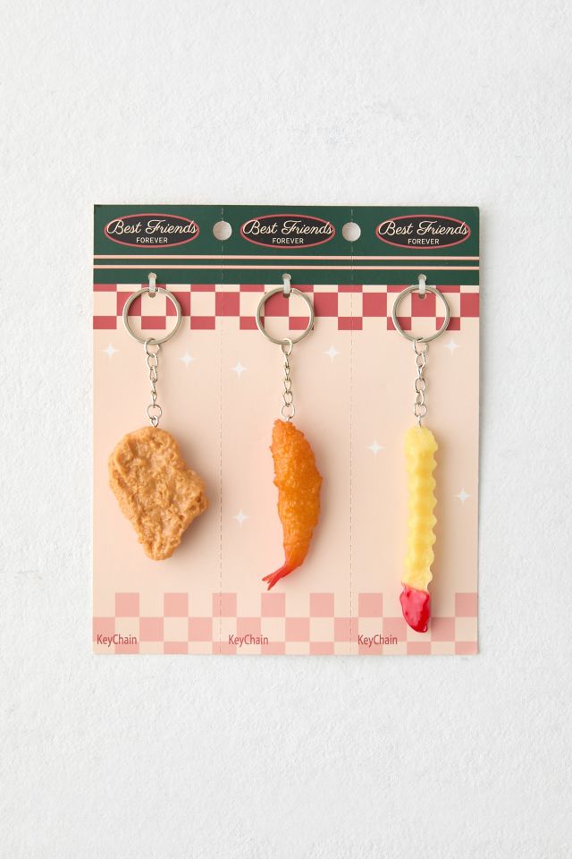BFF Fried Food Keychain Set #3