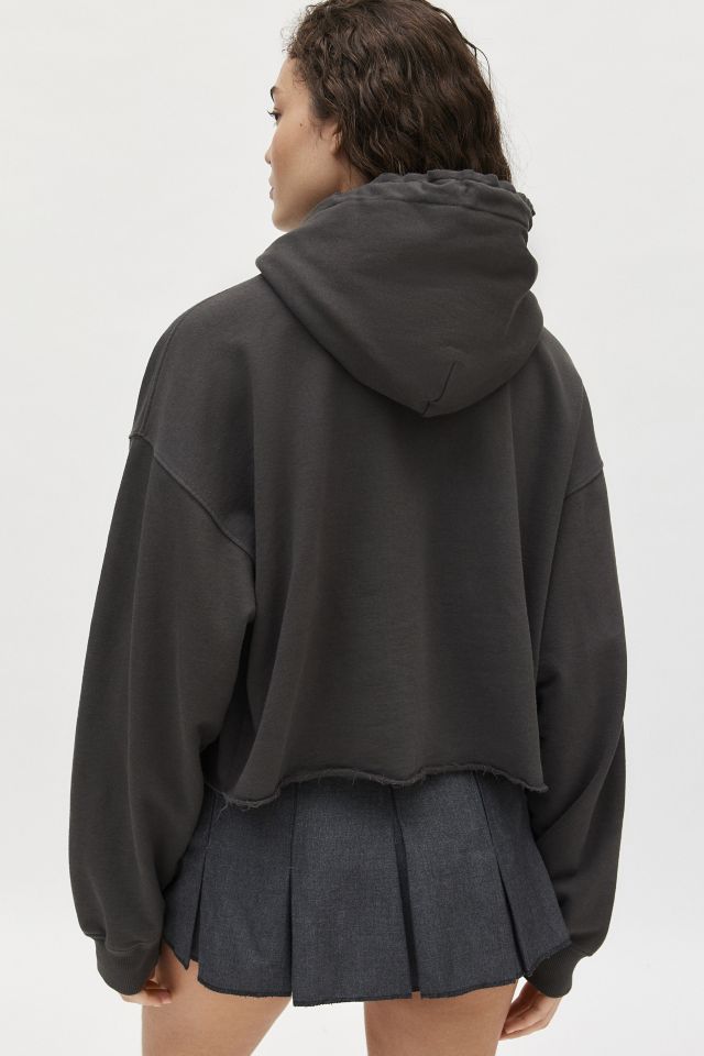 Tokyo Applique Graphic Cropped Hoodie Sweatshirt #3