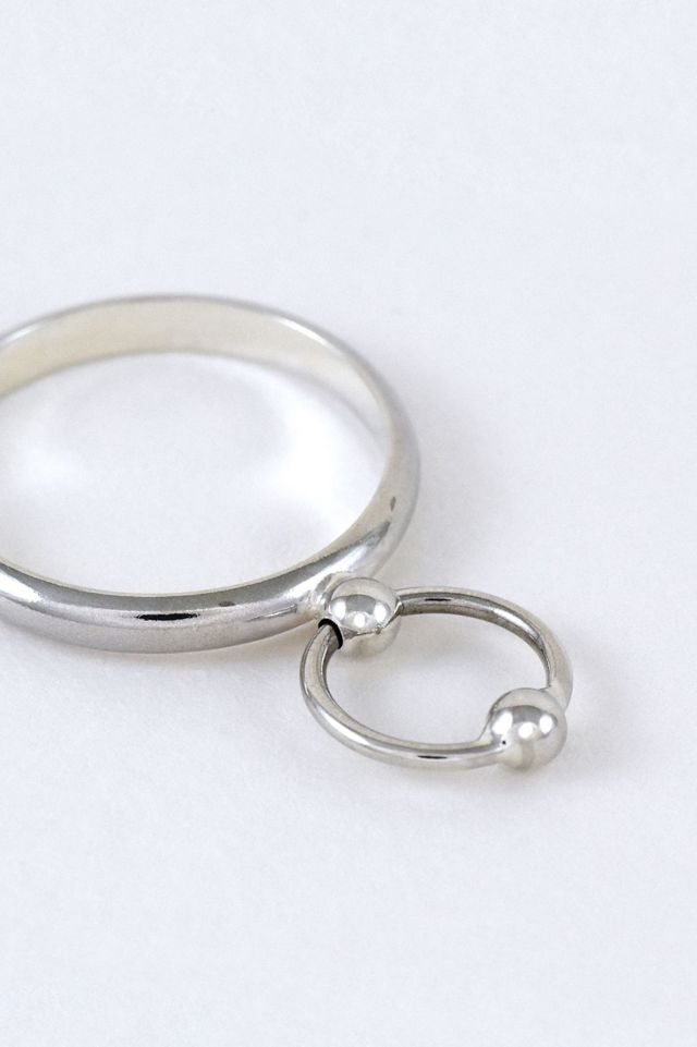 Soft Blonde Pierced Ring #1