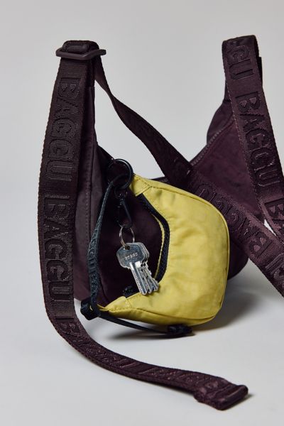 BAGGU UO Exclusive Cherub Embroidered Mini Nylon Shoulder Bag