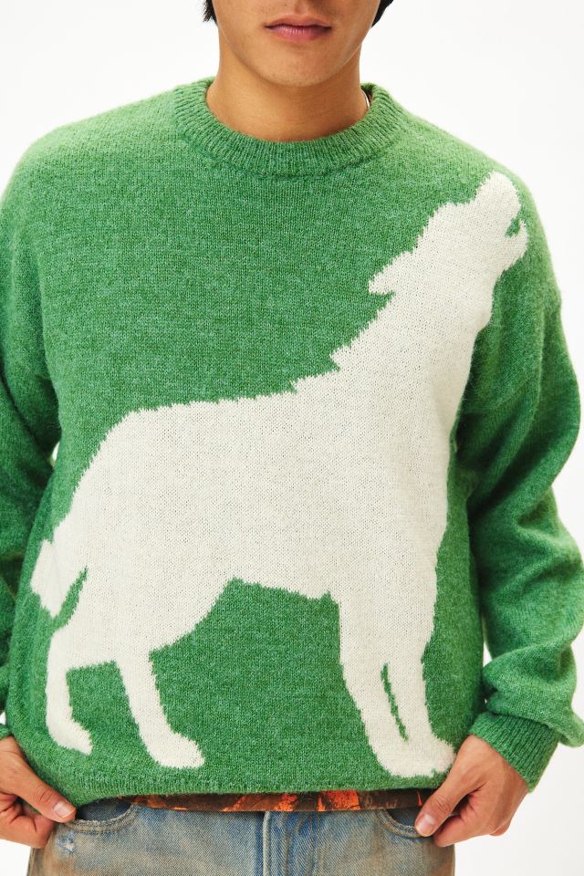 BDG Saddler Graphic Crew Neck Sweater #1