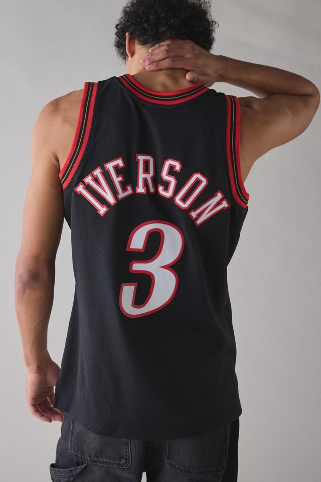 Mitchell & Ness NBA Philadelphia 76ers 1997 Allen Iverson Throwback  Basketball Jersey Tank Top | Urban Outfitters