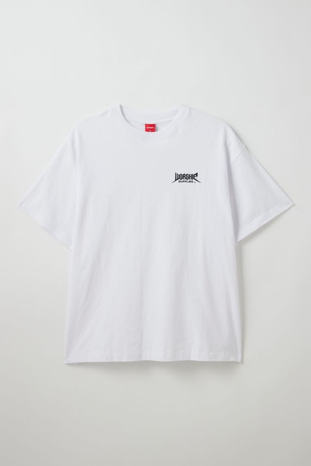 WORSHIP SUPPLIES Fantasy Graphic Oversized Tee #1