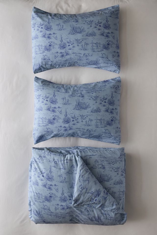 Western Toile Duvet Cover Set #1