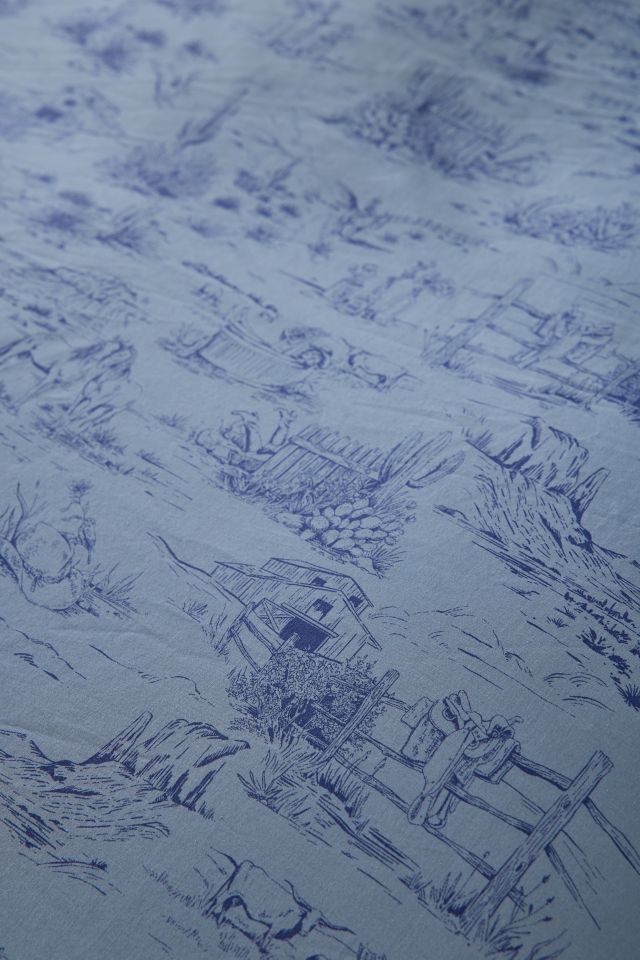 Western Toile Duvet Cover Set #4
