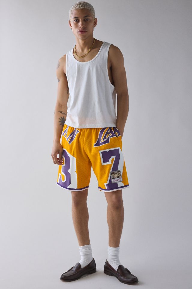 Mitchell & Ness NBA Los Angeles Lakers Dennis Rodman Maxxed Basketball Short #2