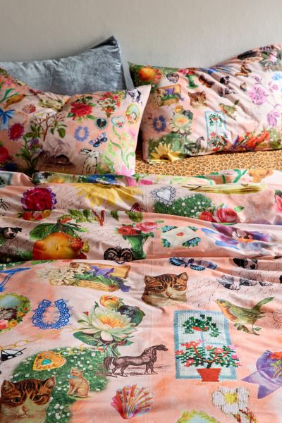 Curious Collage Breezy Cotton Percale Sham Set