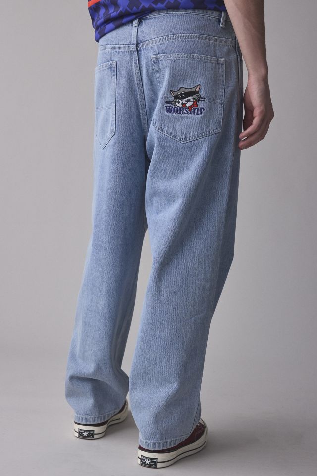 【DISCERNMENT】Brush Cat Bijo Denim Pants DISCERNMENT】Brush Cat Bijo Denim Pants