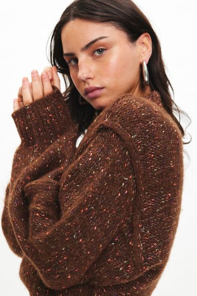 Kimchi Blue Elise Confetti Knit Mockneck Pullover Sweater | Urban ...